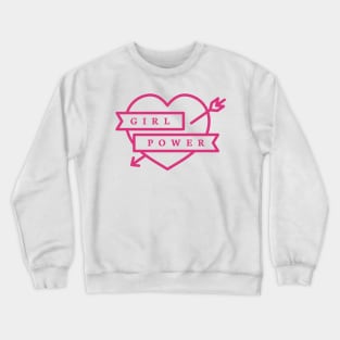 girl power pop art Crewneck Sweatshirt